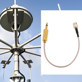 eMagTech 2 Pieces SMA Male to 3.5mm TS Male RF Jumper 50Ohm RG316 Coaxial Cable for RF Equipment Antennas Signal Analyzers