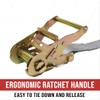 BoxerTool 2 Pack E-Track Ratchet Straps - 2" x 16ft