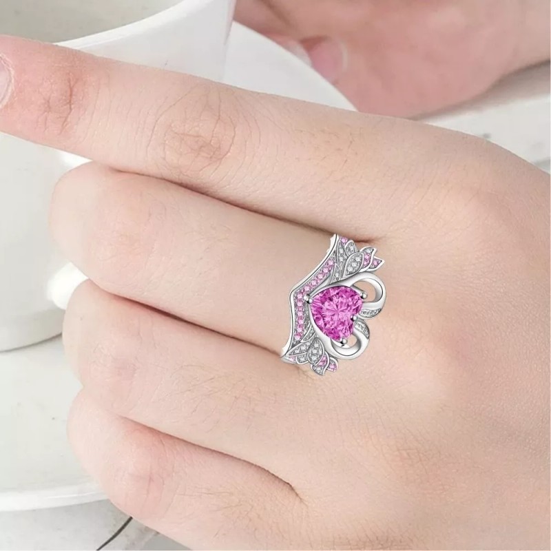 Dtup Anillo Corazón Rosa Sailor Moon Mamoru To Usagi Angel