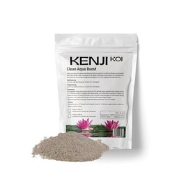 KENJI KOI Clean Aqua Boost 160 g for 100,000 L Pond Water Starter Bacteria for Pond or Aquarium Activates the Pond Filter and Breaks Down Harmful Substances Bacteria Booster