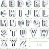 Bakerpan Stainless Steel Alphabet Cookie Cutter Set, 26 ABC Cookie
