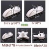 RoserRose Pack of 44 Traceless Picture Hooks, Traceless Wall Hooks,