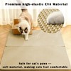 HCY&WLD 2-Pack Cat Litter Mat, Double Layer Honeycomb Waterproof Urine