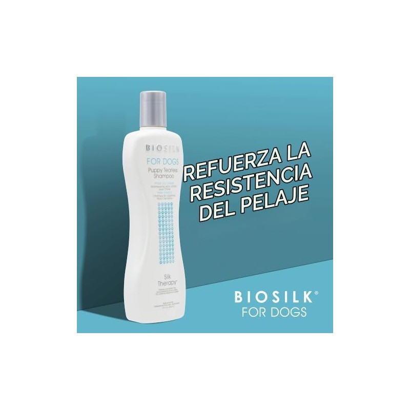 BioSilk Therapy for Dogs Puppy Tearless Shampoo Best Shampoo For
