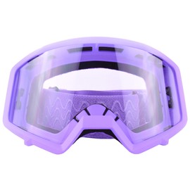 Typhoon Motocross Goggles Dirt Bike ATV Goggles Motorcycle Off Road Unisex Adult and Youth - Purple
