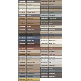 Colorfast Siliconized-Acrylic Caulking - Sanded Custom Building Colors - 10.3 fl oz (Khaki #186)