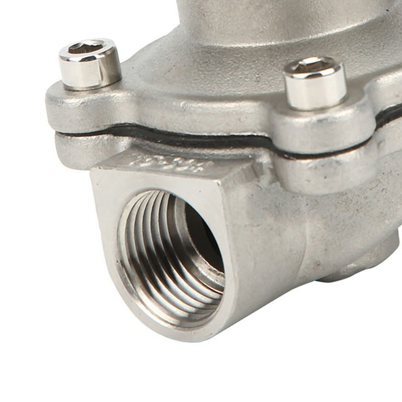 Solenoid Valve DirectActing Stainless Steel Normally Closed Industrial Supplies 2W16015B(AC