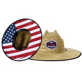 Retirement Gifts for Men, Men's Tides Pierside Lifeguard Beach Sun Straw Hat - The Legend Has Retired