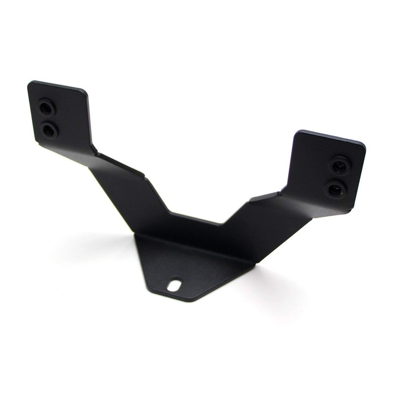 iJDMTOY V-Shape Bull Bar License Plate Relocator Relocation Mounting Bracket,