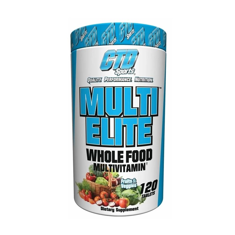 CTD SPORTS MULTI ELITE WHOLE FOOD MULTIVITAMINICO 120 TABS