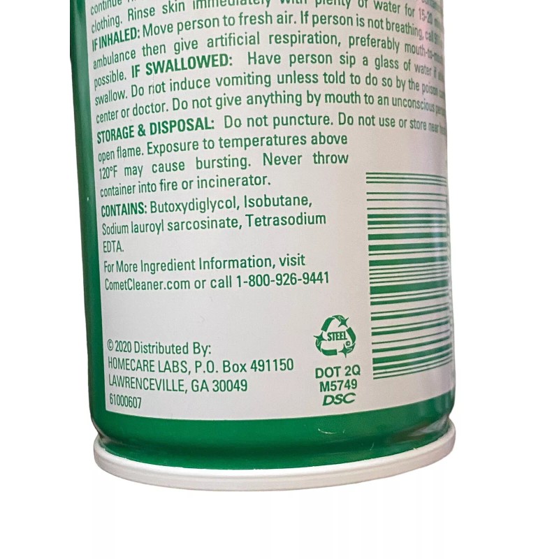 Comet Foam Bath Cleaner Spray Lemon Fresh 19 oz -