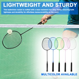 Training Badminton Racket Physical Education Exercise Sports Equipment Iron Alloy Badminton Racket