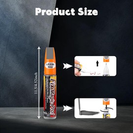 ASUBHA Touch Up Paint for Cars, Car Paint Scratch Repair, Two-In-One Car Touch Up Paint Fill Paint Pen, Automotive Car Paint Pen Quick & Easy Solution to Repair Minor Automotive Scratches