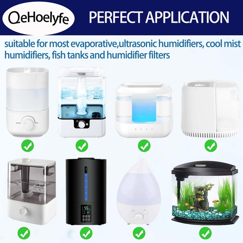 12 Pack Universal Humidifier Cleaner Fish for Humidifiers, Fish Tanks
