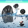 1 Paar Schwimmpaddels Hand,Paddles Schwimmen Unisex,Schwimmpaddel mit verstellbaren Riemen,Geeignet zur
