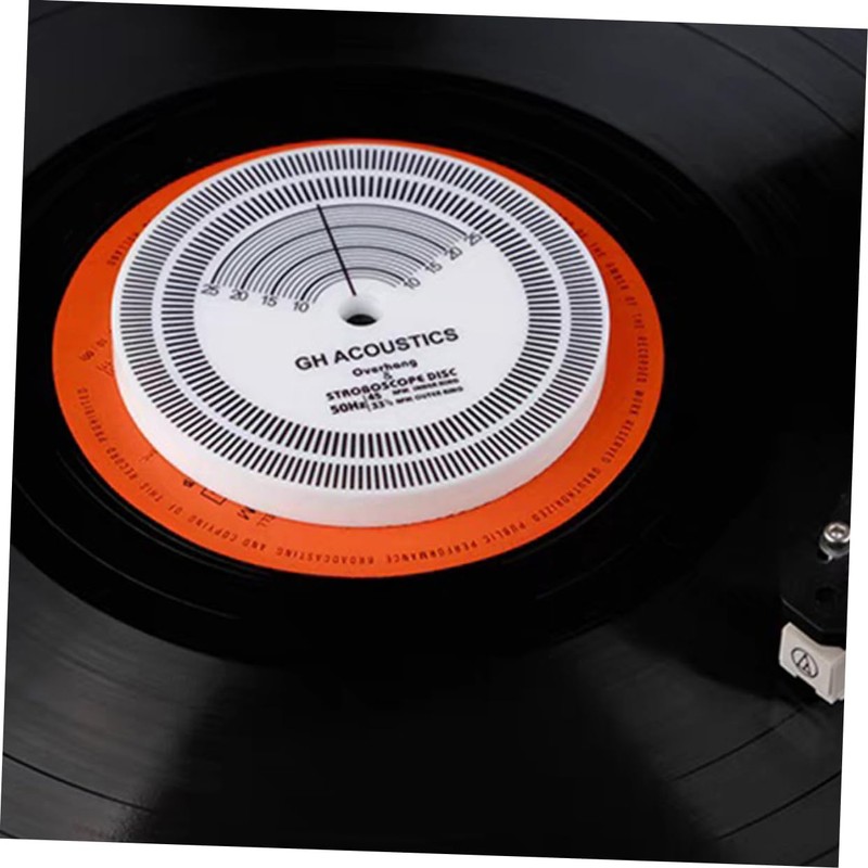 Kisangel Vinyl Record Player Calibration Tool Precision Speed for Turntable