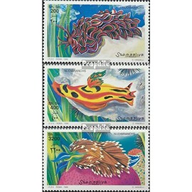 Prophila Collection Somalia 794-796 (Complete Edition) 1999 Naked Gill Snails (Stamps for Collectors) Invertebrates Animals Other