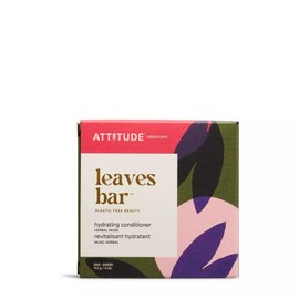 ATTITUDE ATTITUDE Hydrating Conditioner Bar, Natural Origin, Ideal for Dry, Damaged Hair, Castor Oil & Shea Butter, Vegan, Herbal Musk, 113 g
