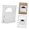WHAMVOX Outdoor Dryer Vent Cover Louvered Air Conditioner Vent for