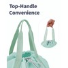 Ceneda Drawstring Backpack String Bag for Women Men Water Resistant