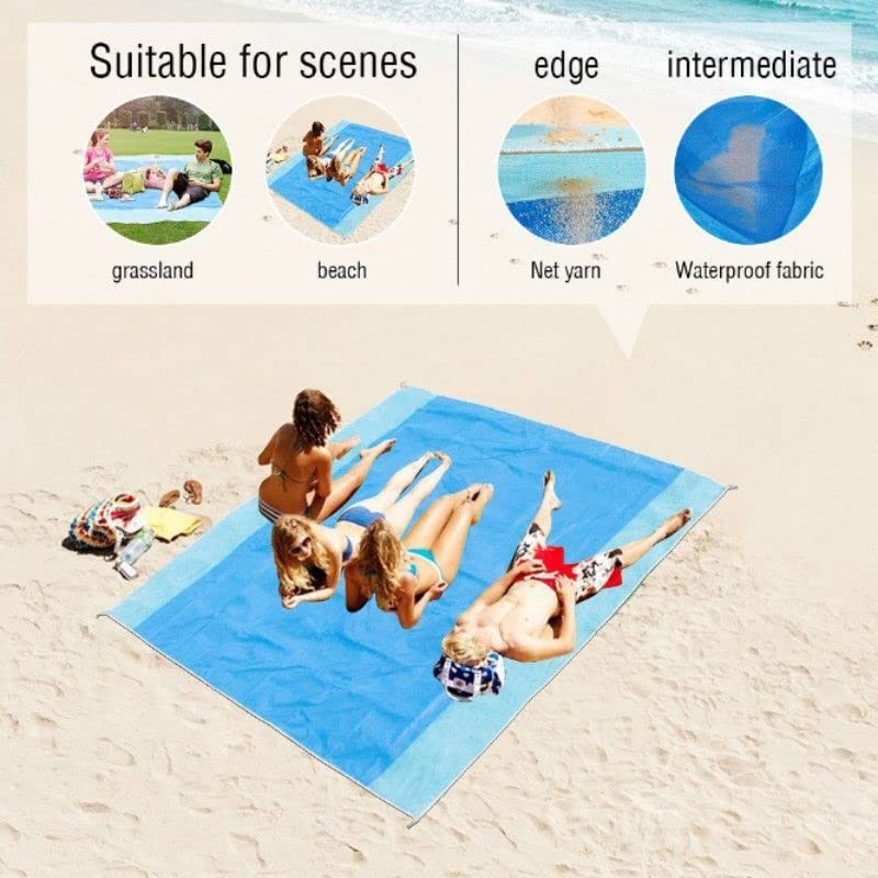 Sand Free Beach Mat Blanket Sand Proof Magic Sandless Sand