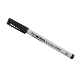 Lumocolor Watersoluble Marker Super Fine Blk (Pack of 1)