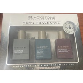 Blackstone Men’s Fragrance Trio Sandalwood, Sea Surf, Bourbon Oak 3 Pc. 1oz 30ml