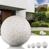 trendlights24 Stone IP65 Globe Light for Garden, 20 cm Globe