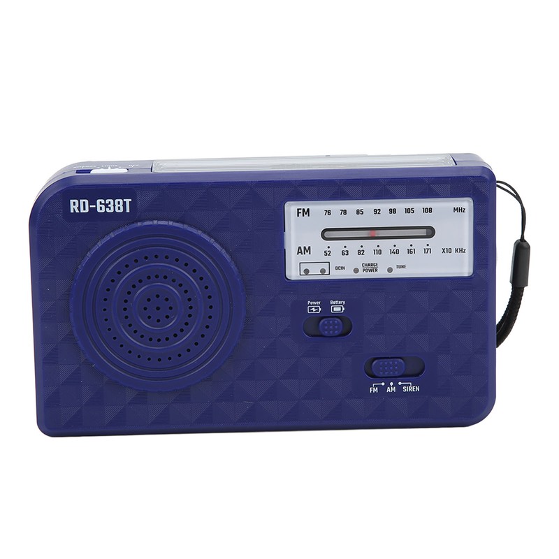 Hand Crank Solar Radio Multifunctional Emergency Radio With LED Flashlight