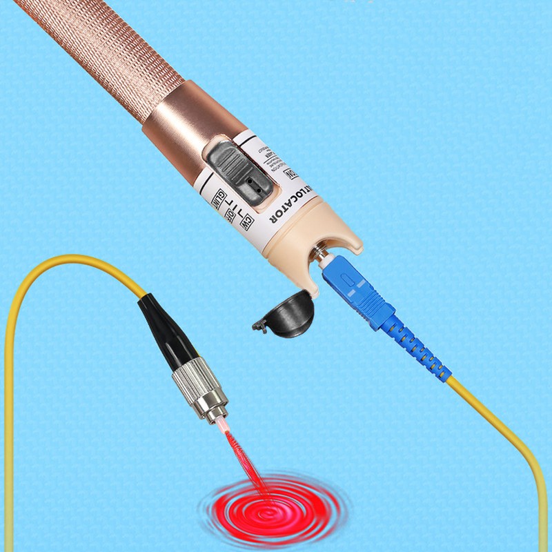 Visual Fault Locator 60mw Portable Fiber Optic VFL Cable Tester