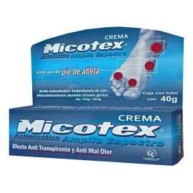 Pack 2 Micotex Crema Contra Pie De Atleta Antimicótico 40g