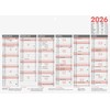 BRUNNEN Tafelkalender 2026 | A4 quer