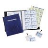 Durable 146365 Visitor Book 100, Leather Look Cover, 100 Perforated