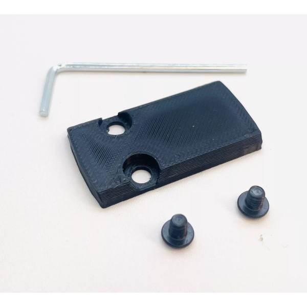 Esource RMSc Polymer Cover Plate w/screws Fits Glock 43,43X,48