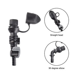 2 PCS Bite Valve,Leakproof Sport Water Bag Nozzle with ON-Off Switch & Cover for Most Hydration Pack Bladder