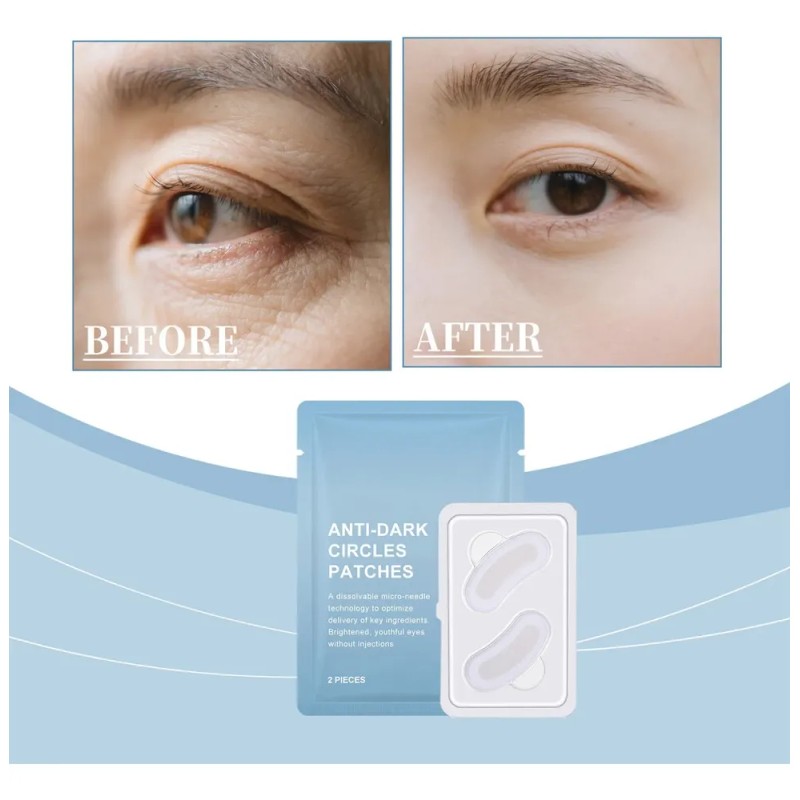 Parche Ojos Antiojeras Microagujas Ácido Hialurónico Hidrat