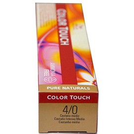 Wella Colour Touch 4/0 Medium Brown Intensive Tint 60 ml Pack of 3