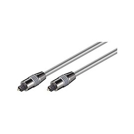 Goobay 50566 Optical Cable, Silver, 6 mm Diameter, 0.5 m Cable Length