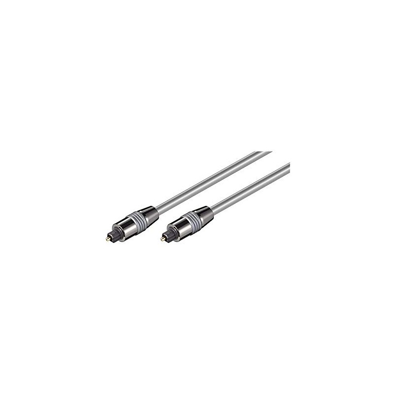 Goobay 50566 Optical Cable, Silver, 6 mm Diameter, 0.5 m