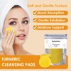 Kit Cuidado Facial Cúrcuma Piezas Limpiador Cepillo Discos Exfoliantes Jabón