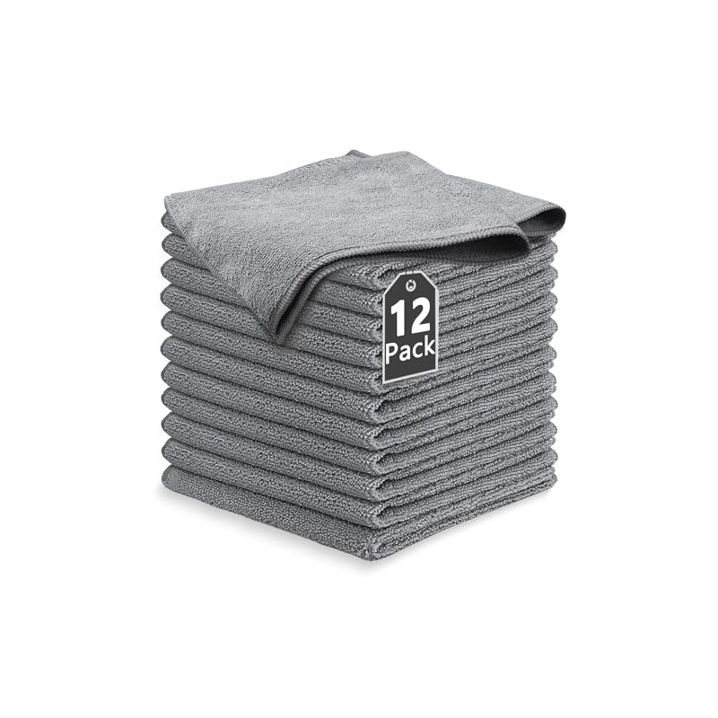 Trapos de Cocina, Paños de Microfibra 12PCS, Cleaning Cloth 40