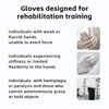 CRAZY ROSA Hand Wrist Brace Finger Splint Anti-Spasticity Rehabilitation Gloves