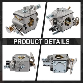 Carbbia 530071987 Carburetor w/Tune Up Kit for Husqvarna 36 41 136 137 137E 141 142 141LE 142E Chainsaw for WT-834 WT-657 WT-529 WT-289 WT-285 WT-239 WT-202 for Zama C1Q-W29E Carb Air Filter