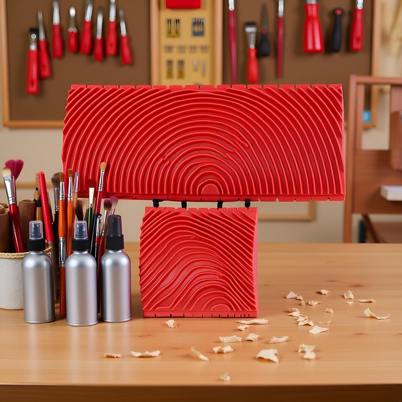 2Pcs Wood Grain Tool Set, Wood Grain Painting Tool, Wood