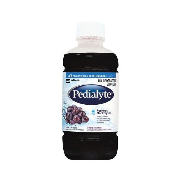 Pedialyte Oral Rehydration Solution, Grape / 1 L