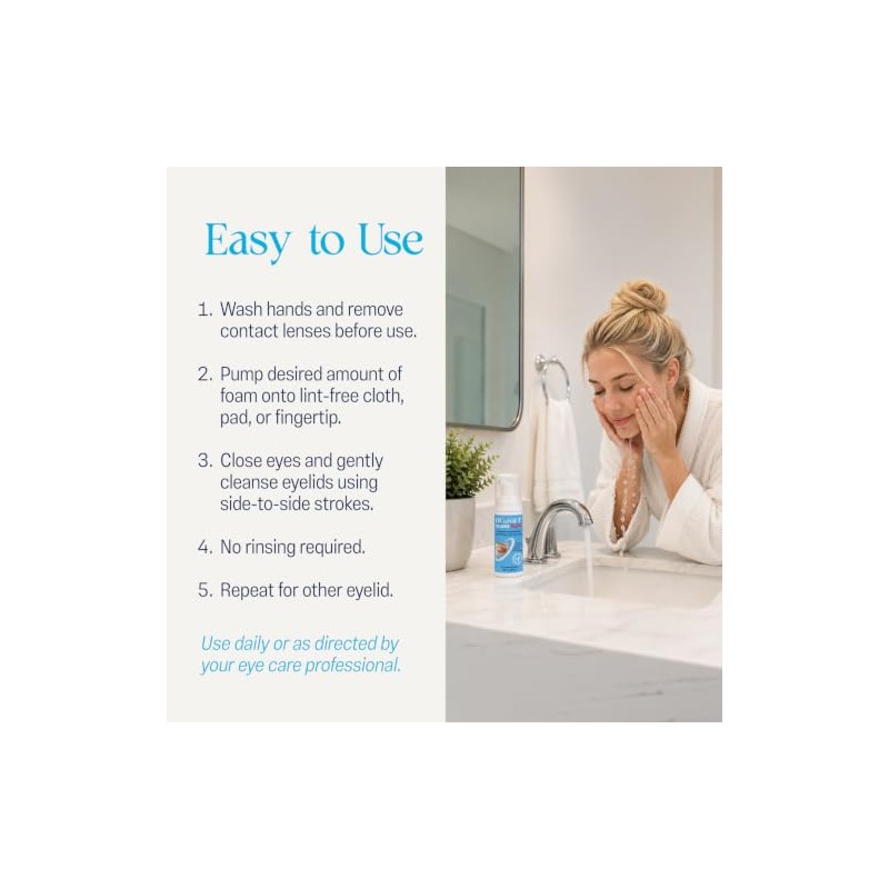 OCuSOFT Lid Scrub Foam Plus, 1.68 fl oz (50ml)