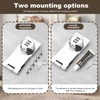 Cabinet Lock, Hasp with Numeric Password 3.5 Inches, Lock for