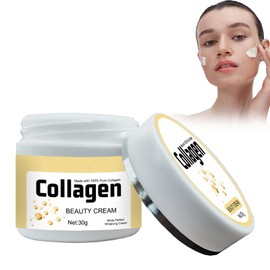 Eazerom 23 Kollagen Gesichtscreme 30g,Ageless Anti-Falten-Creme,Anti-Aging-Gesichtscreme Tag und Nacht,Collagen Creme mit Hyaluronsäure,Mildert Fältchen und spendet 24H Feuchtigkeit