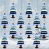 Soulchen 12 Sets Button Christmas Tree Craft Kits Make Your