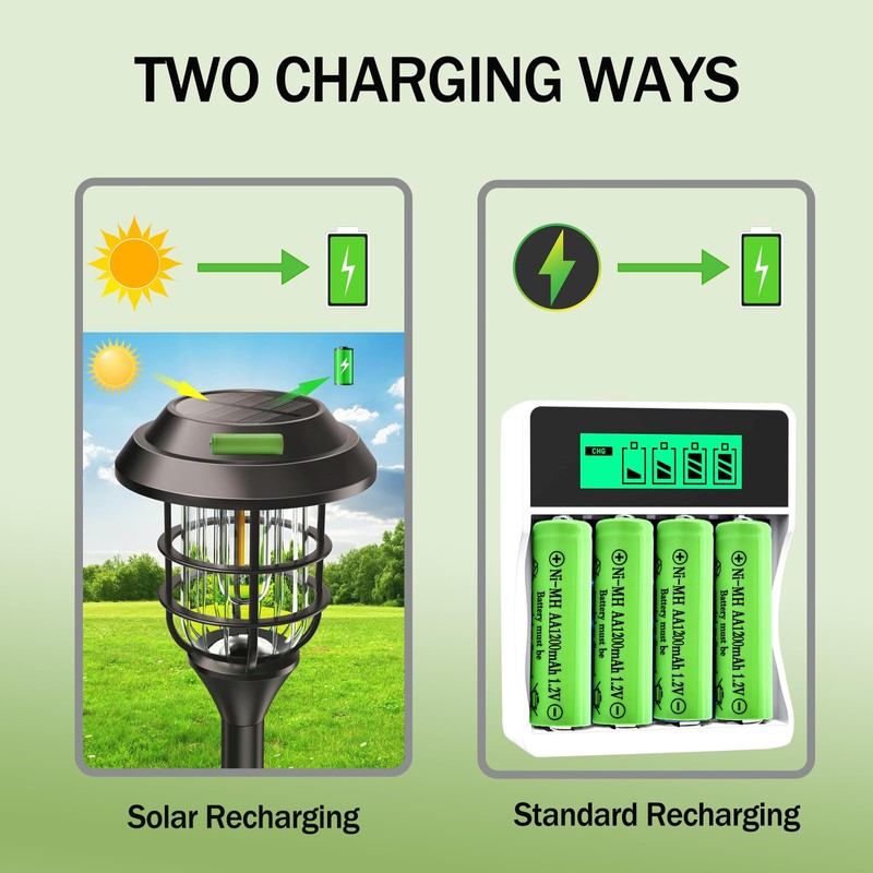 Solar Batteries NI-MH AA 1200mAh 1.2V 10Pcs for Home Device